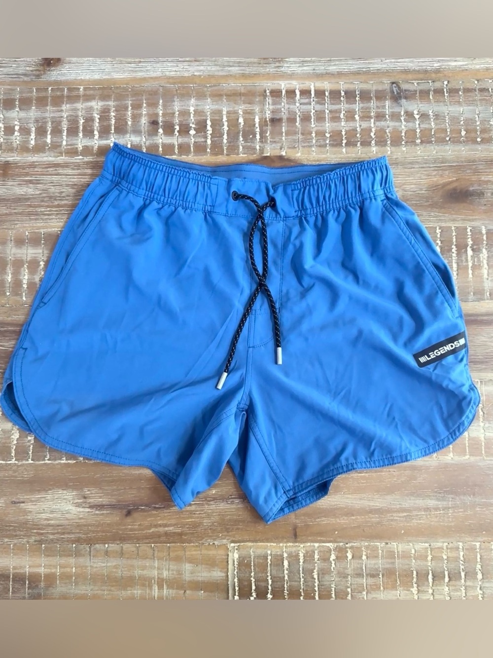 Men's Legend Luka Shorts Athletic Running Blue Size Small 5”